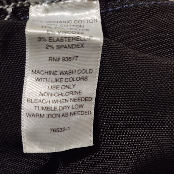 Liz Claiborne Size 12 Dark Wash Jeans - Picture 4 of 4